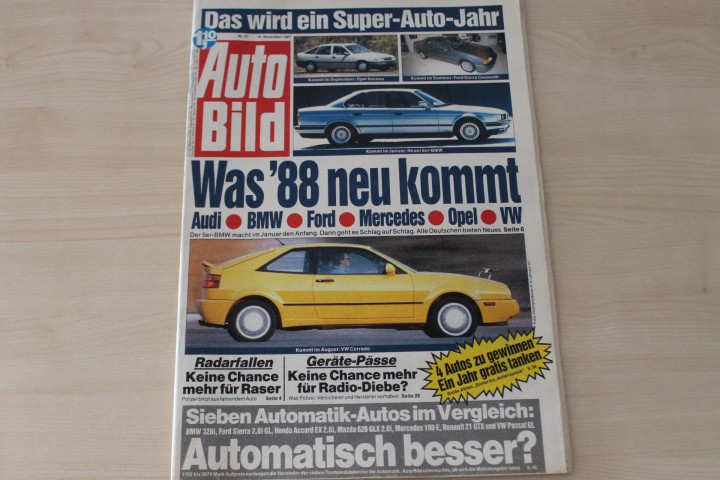 Deckblatt Auto Bild (47/1987)